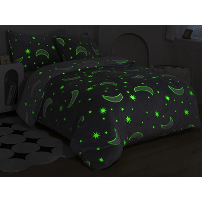 Xpose povlečení NOČNÍ OBLOHA Exclusive svítící efekt Mikroplyš 140x200 70x90 – Zboží Dáma