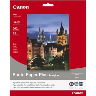 Canon Фотохартия Canon SG-201, A4, полугланц, 260 g/m2, 20 листа (1686B021AA)