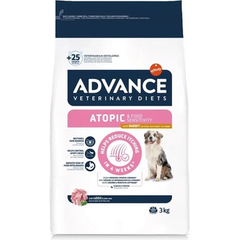ADVANCE Veterinary Diets Dog Atopic M/M Заек 3кг