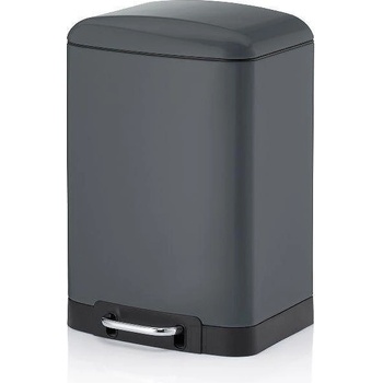 Kela Кош за отпадъци с педал KELA Davino 12 л, тъмно сив (1538)