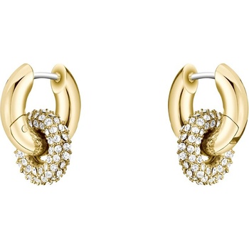 Hugo Boss Moderné pozlátené náušnice 2v1 Live Precious 1580759