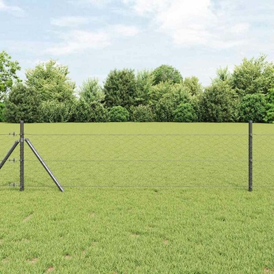 vidaXL Hexagonální oplocení Šedá 1,2 x 100 m PVC