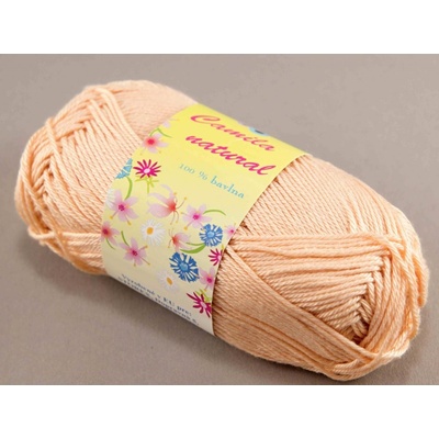 Priadza Camila natural - marhuľová - číslo farby - 205
