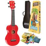 Mahalo MR1 Essential Pack Red Сопрано укулеле (MR1RDK)