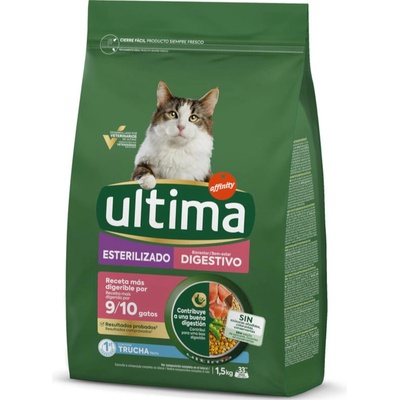 Ultima Cat Sterilized Sensible s pstruhem 4,5 kg