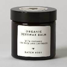 Batch #001 organický balzám z včelího vosku s tea tree a levandulí 60 ml