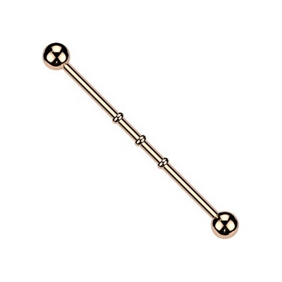 Šperky4U Industrial piercing ID01014-RD