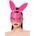 Fever Mock Leather Rabbit Mask Pink
