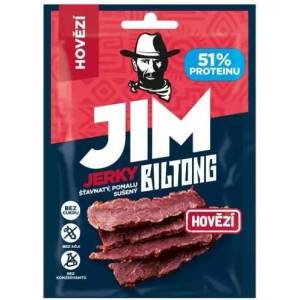 JIM JERKY Джим джърки билтонг говеждо месо 20 г