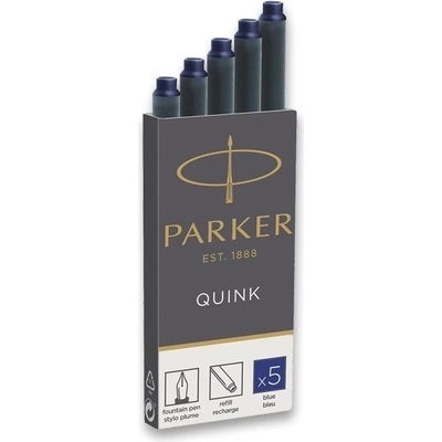 Parker Inkoustové bombičky Quink modré 5 ks 1502/0150384