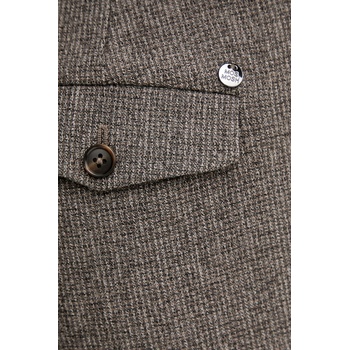 Mos Mosh Панталон Mos Mosh RHYS в кафяво с широка каройка, с висока талия 174100 (174100)