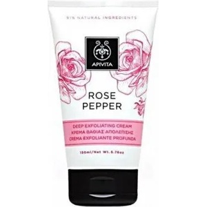 APIVITA Дълбоко ексфолиращ крем с розов пипер , Apivita Rose Pepper , 150ml