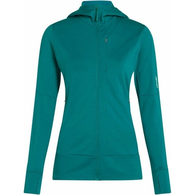 Icebreaker Wmns Mer 260 Quantum IV LS Zip Ho Tidal Teal