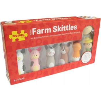 Bigjigs Kuželky farma