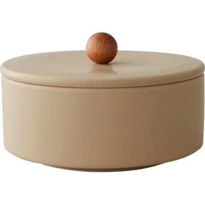 Design Letters Контейнер за съхранение Treasure нисък бежов (10101020BEIGEBEIGE)