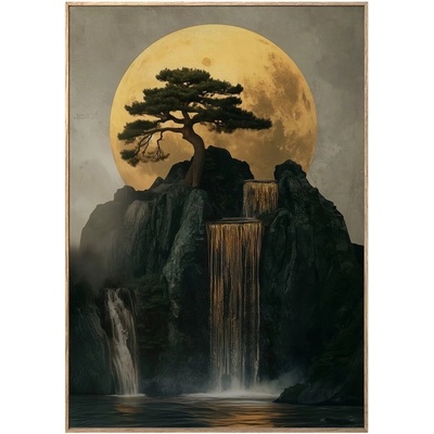 Obraz v rámu Chinmoku, 100 × 70 cm CA-18636