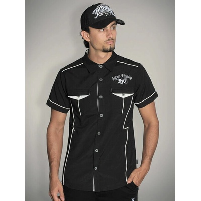 Pánská košile HYRAW - MC - black - 262CH01