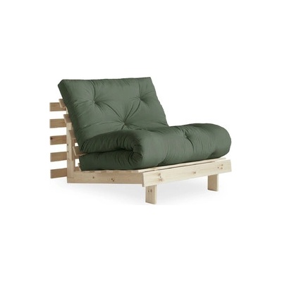 Karup Root raw bezbarvé futon olive green 756 – Zboží Dáma