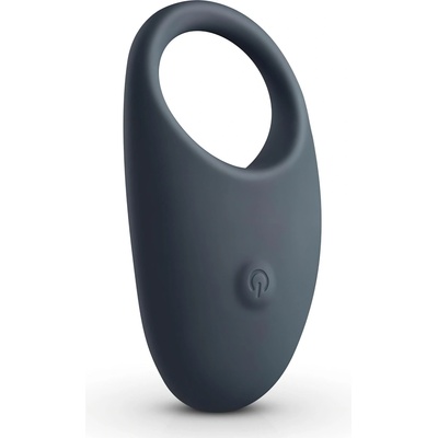 Boners - акумулаторен водоустойчив вибриращ пенис пръстен (сив)