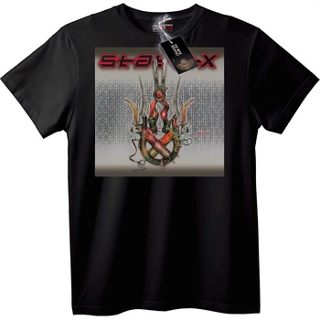 NOONEBRAND Тениска Statax Кибернетика - S, Black