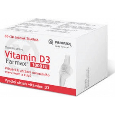 Neuraxpharm Bohemia Vitamin D3 1000IU 90 kapslí