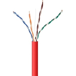 Gembird CAT5e UTP кабел за данни 305 м червен стена CCA UPC-5004E-SOL-R (UPC-5004E-SOL-R)