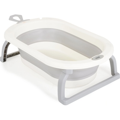 Cangaroo Сгъваема вана с дигитален термометър Moni - Terra, Grey (110282)