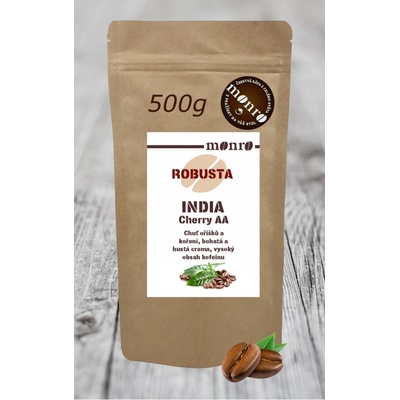 Monro India Cherry AA Robusta zrnková 0,5 kg
