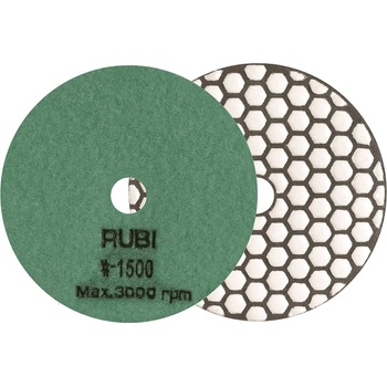 Image 1 of RUBI диамантен диск за шлайфане на гранит, мрамор, камък с велкро Ф100х18мм, p1500, rubi (62975)