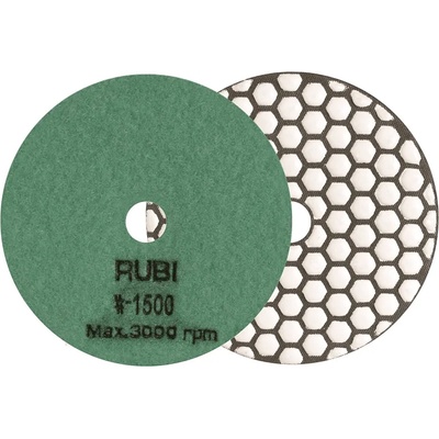 RUBI диамантен диск за шлайфане на гранит, мрамор, камък с велкро Ф100х18мм, p1500, rubi (62975)