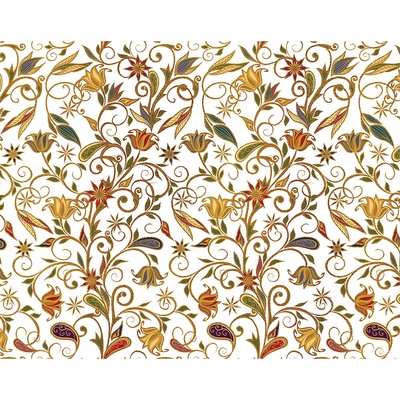 Darčekový baliaci papier FLORENTIA 70x100 cm - zlaté vetvičky