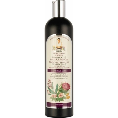 Babička Agafia Šampón na vlasy №3 lopúchový propolis 550 ml