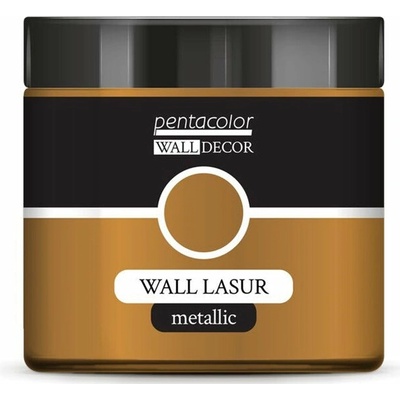 Pentart Wall Decor metalická lazúra 500 ml Antická medená
