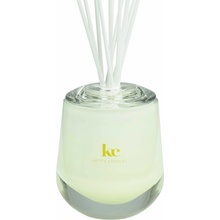 Kett´s Candles Bergamot & Verbena Luxusní vonný difuzér z českého skla víčko + tělo difuzéru + 15 stébel + 150 ml náplně