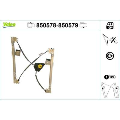 Zvedací zařízení oken VALEO 850579