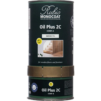 Rubio Monocoat FR Oil 2C Smoke 5% - Огнеупорно масло 3.5л (3042)