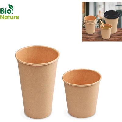 Papírový kelímek hnědý 420 ml, L Ø 90 mm 76442 – Hledejceny.cz