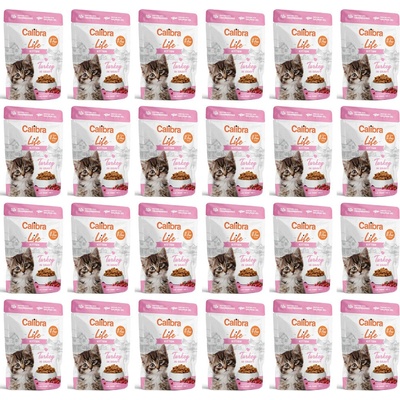 Calibra Cat Life Kitten Turkey in gravy 24 x 85 g