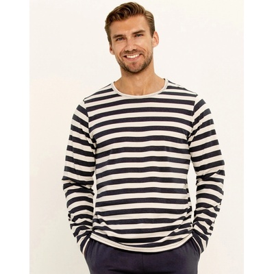 Taro 3310 Brace pánské pyžamo dlouhé tm.modré