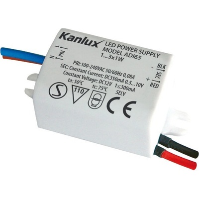 Kanlux, ADI 350 1-3W Elektronický transformátor pro napájení LED svítidel, 01440