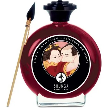 Image 1 of Shunga Body Painting Sparkling Strawberry Wine 100ml