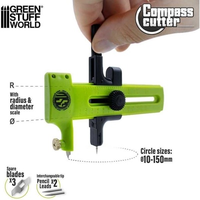 Green Stuff World Compass cutter / Kompasový rezač kruhov