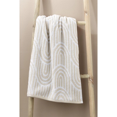 Homelife Хавлиена кърпа Homelife Abstract Arches Hand Towel - Natural