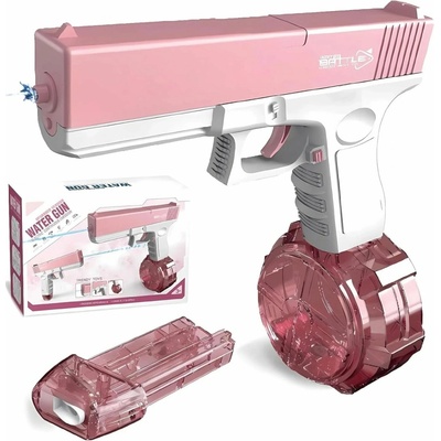 BATTLE Elektrická vodní pistole - Glock, 2 zásobníky, růžová – Zbozi.Blesk.cz