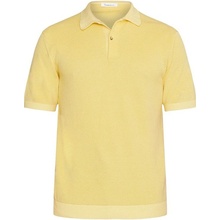 KnowledgeCotton Apparel Two-toned Knitted Shirt Mist Yellow