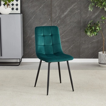 Autronic CT-281 GRN4 zelená sametová látka nohy černý kov