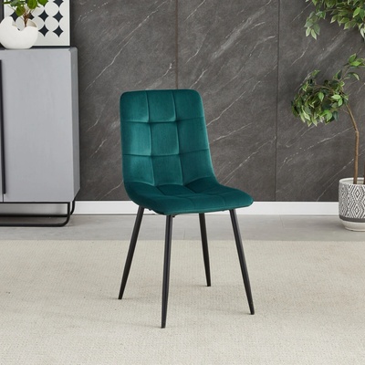 Autronic CT-281 GRN4 zelená sametová látka nohy černý kov