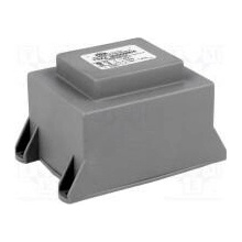 Transformátor zalévaný 30VA 230VAC 18V 1,66A PCB IP00 600g