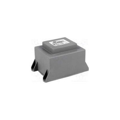 Transformátor zalévaný 30VA 230VAC 18V 1,66A PCB IP00 600g