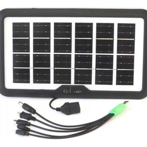  Преносим соларен панел CcLamp CL-638WP 6V 3.8W, с 5 накрайника за телефони